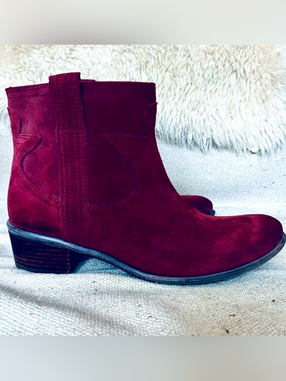 Lucky Brand Western Oiled Suede Boots, 10 M